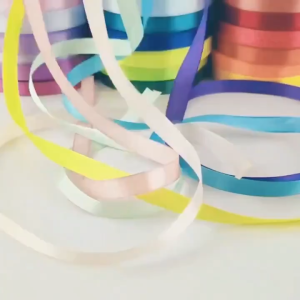 1cm (25 Yards/roll) Satin Ribbon Roll Gift Packaging Ribbon Flower Making DIY Holiday Birthday Regal
