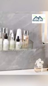 PREFERRED SHOP 1pcs Transparent Bathroom Stick Rack | Large Capacity Multifunctional Wall Storage Rack | Era-store