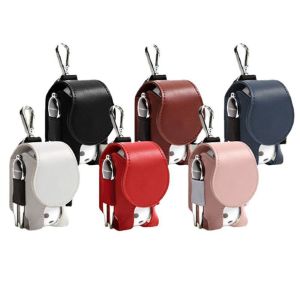 UUMIR Colorful Portable PU Leather Golf TEE Case Golf Ball Bag Storage Waist Holder