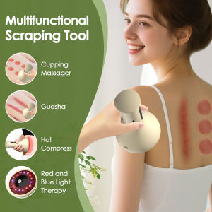 Hailicare | Electric Cupping Massager 9 Levels Cordless Vacuum Gua Sha Body Scraping Tool Suction Massage Apparatus Body Slimming Massage