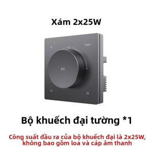 Bộ Khuếch Đại Âm Thanh Mini Gắn Tường Loại 86 Tích Hợp Bluetooth Hỗ Trợ Thẻ TF AUX Điều Khiển Âm Thanh Cho Hệ Thống Rạp Hát Gia Đình Loa Âm Trần Bảng Điều Khiển Nhạc
