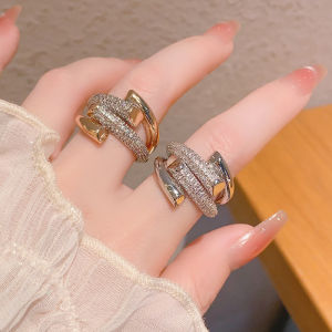 High end irregular design with an open mouth ring for women trendy and cool style personalized index finger ring