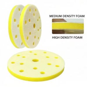 Interface Pad 6 Inch 15 Holes Hook and Loop Soft Sponge Cushion Buffer Pads for Sanding Disc 150mm Sander Pads