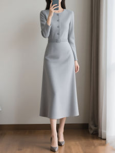 HANCHUN | Elegant Sophisticated Spring Autumn Workwear Dress