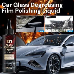 Car Glass Degreasing Film Polishing Liquid Anti-Fog Rainproof Windshield Cleaner Car Glass Oil Film Remover Cleaner