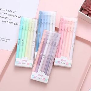 1Set Isi 6Pcs Pulpen Gel Morandi Color / Pulpen Gel Warna Pastel Lucu Pen Gel Aesthetic