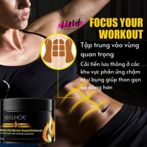 Gel tạo múi tăng cơ bụng cho cả Nam và Nữ Belly Fat Burner Sweat Enhancer 50g EELHOE giúp giảm mỡ tạo cơ săn chắc rút ngắn thời gian tập luyện (HLV PT GYM)