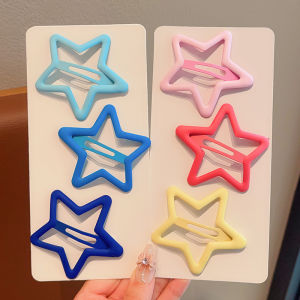 กิ๊บติดผมรูปดาวสีลูกกวาดสําหรับเด็กผู้หญิง น่ารัก เครื่องประดับผมขอบแฟชั่นเด็ก < Ne1> กิ๊บติดผมสําหรับสาวน้อย