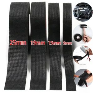 Black Electrical Insulating Tape Fabric Adhesive Tape Automotive Cloth Tape Sound Absorbing Tapes Heat Waterproof Resistance