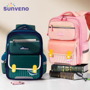 Sunveno กระเป๋านักเรียนป้องกันกระดูกสันหลังสำหรับเด็กกระเป๋านักเรียนความจุมากสำหรับเด็กหญิง & เด็กชายกระเป๋าเป้สะพายหลังกันน้ำกระเป๋าหนังสือสำหรับโรงเรียนอนุบาลและมัธยมปลาย