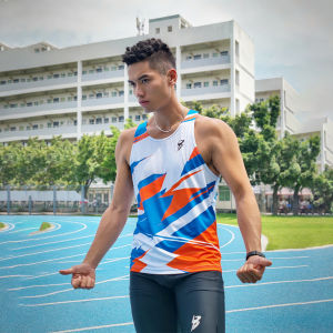 Lightweight Professional Running Tank Top for Marathon Training PB Sports Brand Polyester Fiber Quick Dry round Neck Design