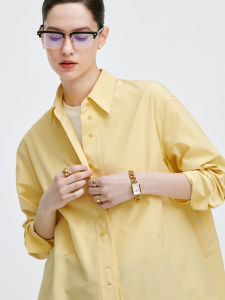 GIOVANNI VALENTINO | Casual Loose Long Sleeve Shirt for Women Autumn Spring