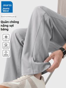 Jeanswest | Quần Nam Sợi Kẻ Lạnh Hút Ẩm Nhanh