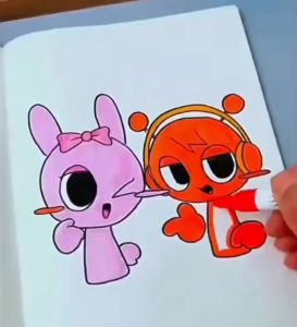 New Tracing Book Sprunki Rhythm Box Tracing Quiet Book Drawing Book Childrens Sketch Pen Control Practice Line Drawing Copying Coloring