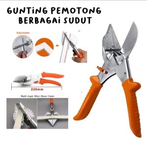 gunting sudut bahan baja dan stelis