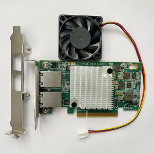 10G Double Port Server Ethernet Card X540-T2 PCIe X8/X16 RJ45 Network Extend Adapter for Synology NAS Desktop PC