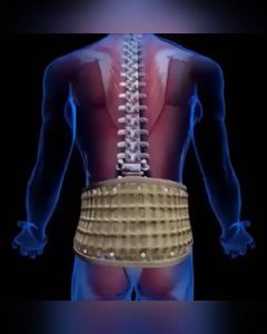 Lumbar Support Back Belt Air Decompression Waist Traction Brace Spinal Back Pain Relief Belt Braces