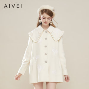 AIVEI | School Sweet Shiny Tweed Coat