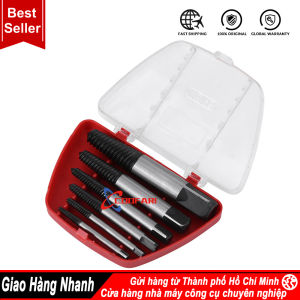 Bộ 5 / 6 Mũi Khoan Tháo Gỡ Ốc Vít Hư Hỏng Bằng Thép Bền Dễ Dàng