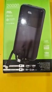 Pin Sạc Dự Phòng BOROFONE 20000 mAh 20W Sạc Nhanh 3.0 3A Hiển Thị Dung Lượng Led Bảo Hành 12 Tháng Trùm Sỉ Gia Thành