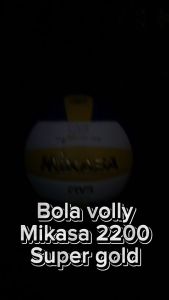 TERBARU ! Bola Voli Volly MIKASA MV2200 SUPER GOLD Gratis Pompa - Bola Volley - Bola Volley Original - Bola Voli Dewasa - Bola Voli berkualitas