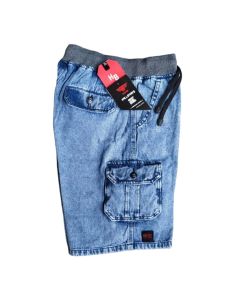 {PRODUK TERBARU} Celana pendek Rip jeans cargo rip pants pendek / cargo jeans pendek / Rip Jeans pendek Kargo / Denim cargo pria / Snow black cargo/ Jeans Kargo 27-39 rip pendek