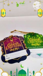 Hangtag - Hang Tag - Aksesoris Lebaran Idul FItri isi 40 pcs - HTL1