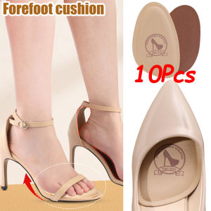 2/10ชิ้นแผ่นรองเท้าส้นสูงผู้หญิงแผ่นรองเท้าส่วนหน้ากันลื่นใส่ Relief เจ็บพื้นรองเท้าเสริมหมอนรองเท้าด้านหน้าพื้นรองเท้าที่รองส้นเท้า