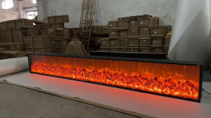 (พร้อมส่ง)เตาผิงอิเล็กทรอนิกส์ต้อนรับหน้าหนาวที่กำลังจะมาถึงด้วยความร้อนจากแกนเตาผิงไฟฟ้าอเมริกันขนาดใหญ่ LED ยาว180ซม./จัดส่งฟรีพร้อมตีลังไม้กันแตก