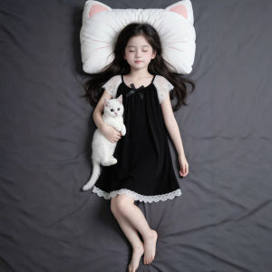 SHANGLEXIONG | Áo Đêm Mỏng Nhẹ Cho Trẻ Em Vải Lụa Mát Mẻ