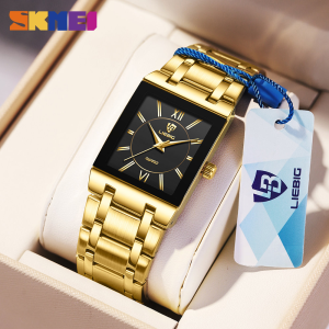 SKMEI Women Quartz Watch Casual Fashion Watches Luxury Stainless Steel Waterproof Wrist Watch Gift For Women L1029