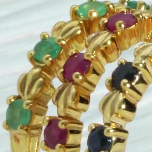 Gemondo แหวนเงินแท้ 925 Sterling Silver ประดับไพลิน (Blue Sapphire) ดีไซน์เกลียวคลื่น : แหวนพลอยผู้หญิง