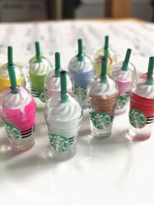 Đồ Chơi Nhà Búp Bê DIY Nhà Đồ Chơi Thực Phẩm Mô Hình Đồ Chơi Phụ Kiện Đồ Chơi Nước Uống Có Kem Straws Phụ Kiện Nhà Búp Bê