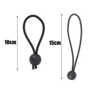 10Pcs Camping Tent Accessories Outdoor Elastic Ball Rope Bungee Cords Portable Tent Fixing Tarpaulin Awning Canopy