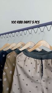 Celana Pendek Pria Distro Motif Kasual Jova / Celana Chino Pria Dewasa