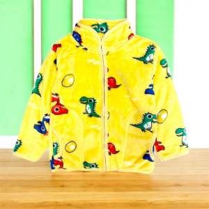 เสื้อกันหนาวผ้านิ่มเด็ก ล่ยไดโนเสาร์น่ารัก