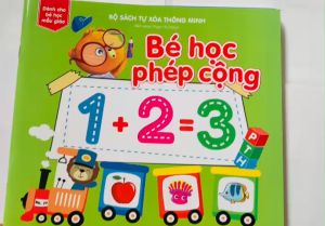 Bộ 4q Vở Bé học toán cho bé mẫu giáo từ 4-6 tuổi viết xong xóa được