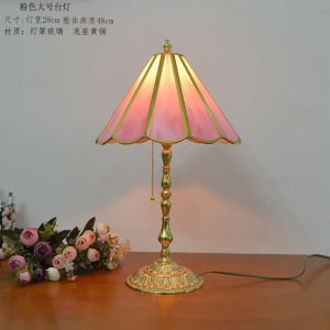 Light Luxury and Simplicity French Style Retro Nostalgic Bedroom Romantic and Creative Bedside Dining Room Atmosphere Vintage Brass Table Lamp