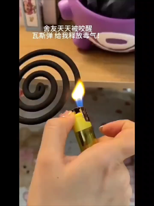 Pokemon Koffing Mosquito Coil Holder with Tray Anti-Mosquito Mosquito Incense Rack Cartoon Ornaments Mosquito Repellent