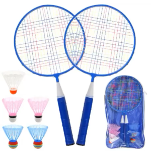 Childrens Badminton Racket Set Tennis Racket Toy for Parent-Child Interaction Primary School Students 6-12 Years Old
