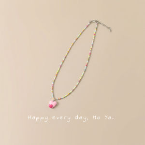Festive Gift Rainbow Butterfly Cute Summer Pendant Children Necklace