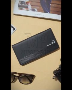 Dompet Panjang Pria Lipat Planet Ocean Hitam - PO09