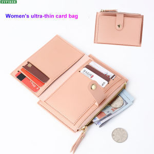 Women Ultra-thin Card Bag Fashion Mini Coin Purse PU Leather Small Wallet Women Money Beg Credit Card Holder Bag