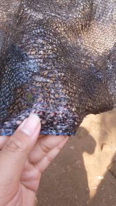 Jaring Paranet 75% Rajut v Lebar 3 Meter Panjang 5 Meter Hitam Polos Belum Ada List Pinggir