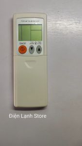 Remote máy lạnh mitsubishi electric nắp trượt. (Tặng kèm cặp pin).