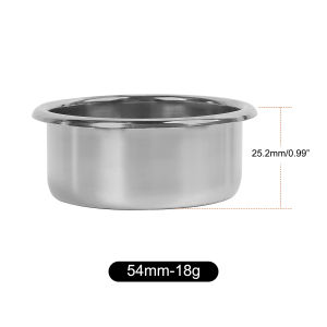 IKAPE | IKAPE 54mm/58mm Stainless Steel Espresso Filter Basket - High Extraction & Even Flow - Food-Grade for Bottomless Portafilter