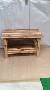 PHRAE WOOD ชั้นวางในครัว ชั้นวางทีวีไม้สัก ขนาด กว้าง 50 ซม. ยาว 80 ซม. สูง 52 ซม. ไม้สักทอง