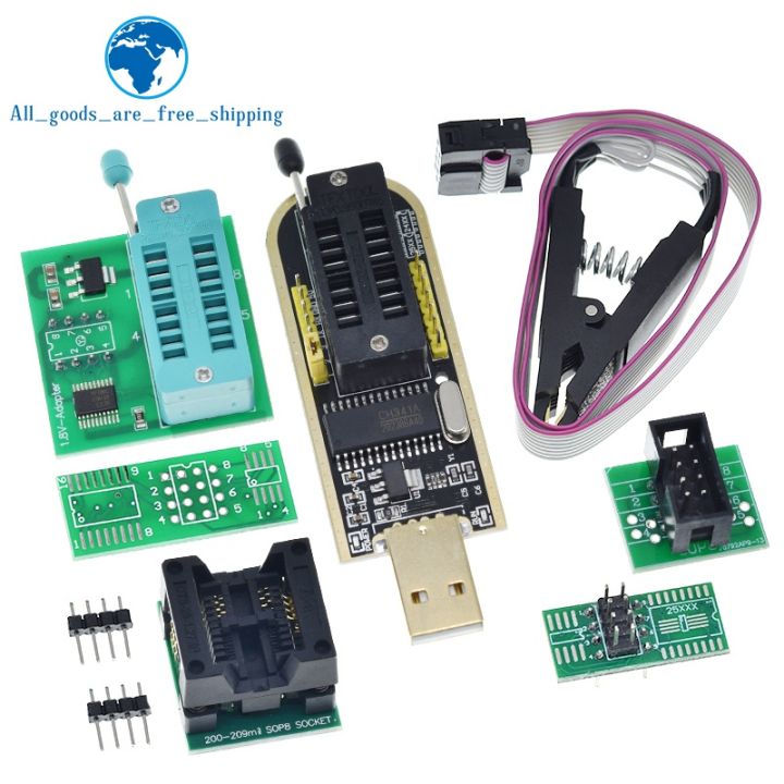 CH341A/CH341B 24 25 Series EEPROM Flash BIOS USB Programmer Module ...