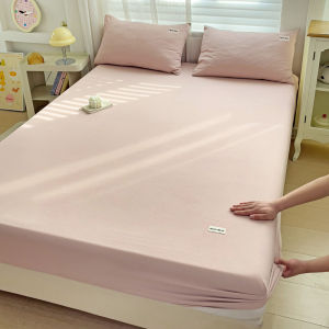 A-Class Double-Layer Pure Color Japanese Style Bed Canopy Full Cover Bed Sheet Quilt Protection Cover 1.8 Meters Bedding Accessories