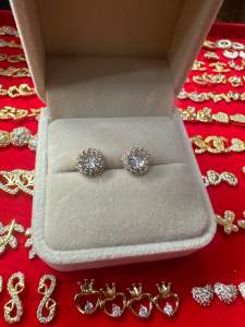 Stud Earrings Russian stone